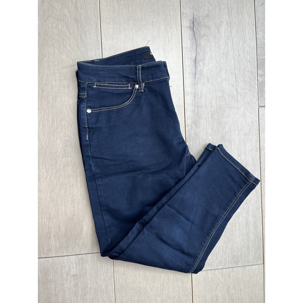 Max Jeans Women Jegging Jeans Sz 6 Dark Wash Blue Denim Stretch Cropped